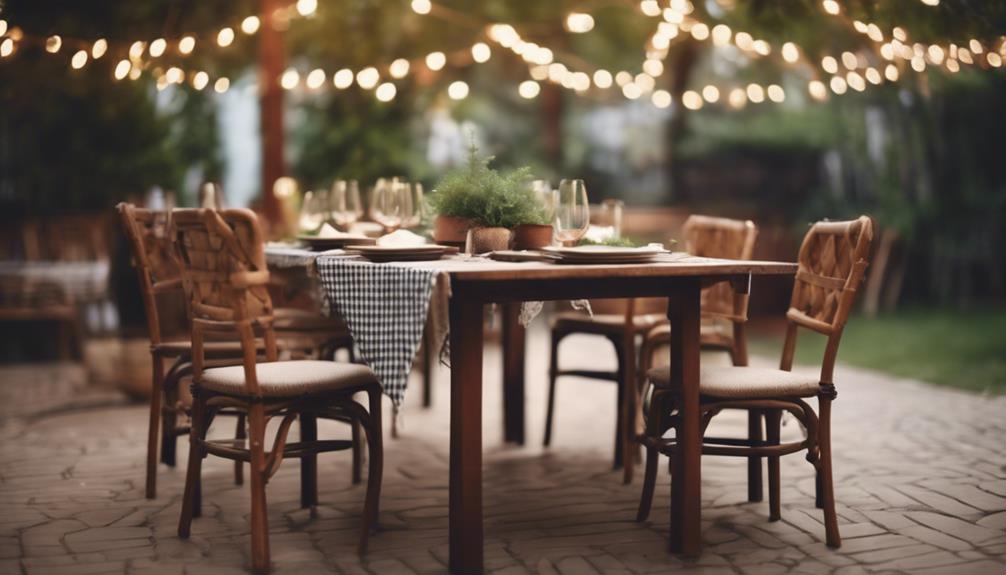 outdoor dining furniture options