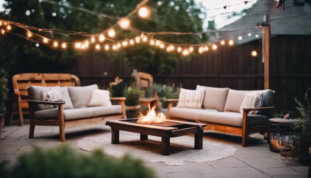 outdoor entertainment zones created