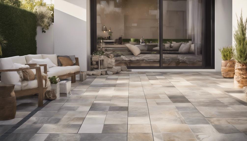outdoor tile durability options
