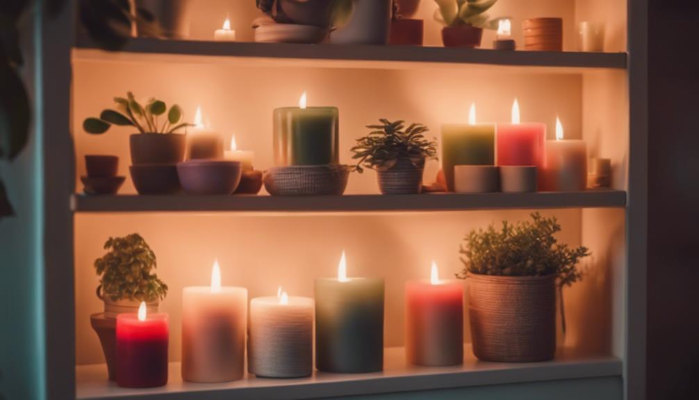 aesthetic candles enhance decor