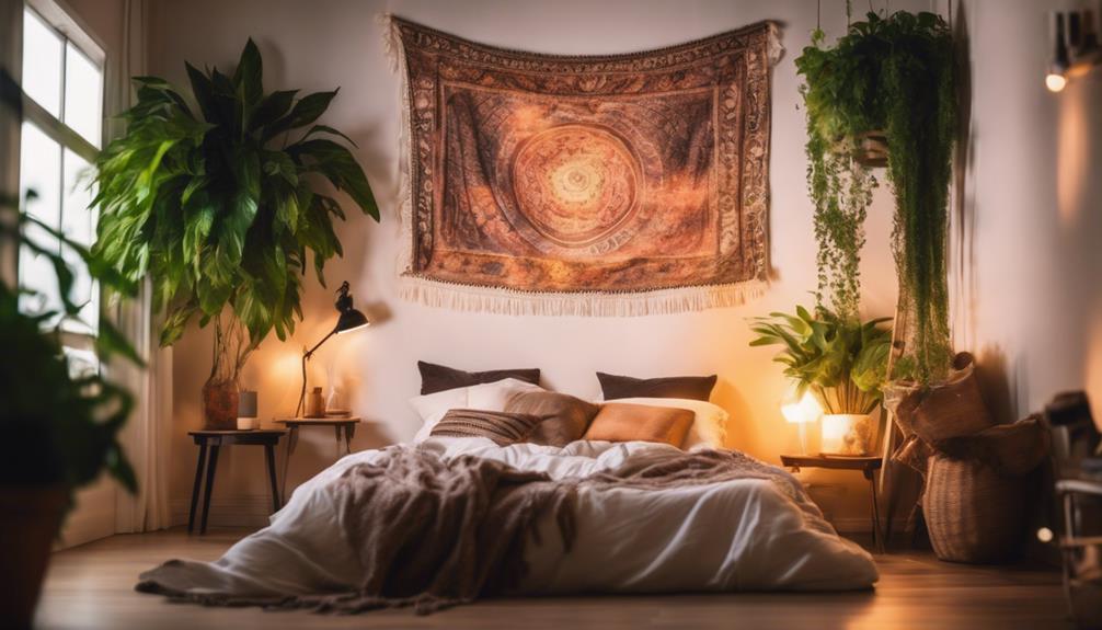 artistic tapestries enhance decor