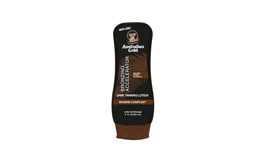 Australian Gold Dark Tanning Accelerator Lotion with Bronzer