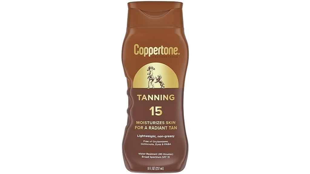 Coppertone Tanning Sunscreen Lotion SPF 15