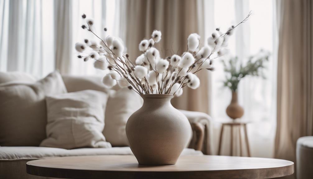 cotton stems enhance elegance