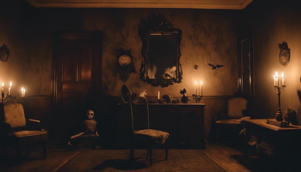 creepy stylish horror decor