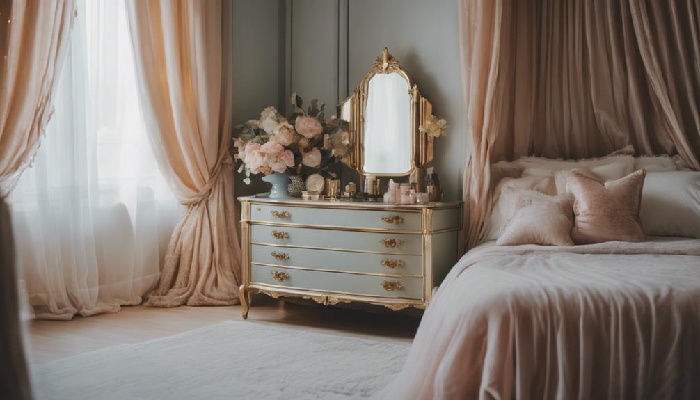 elegant feminine room ideas