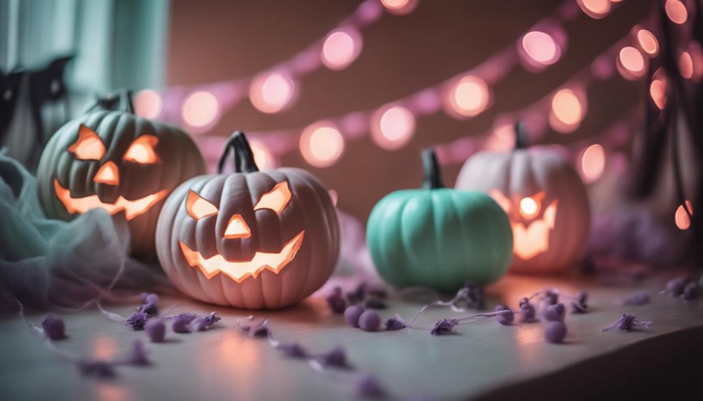 pastel halloween decor inspiration