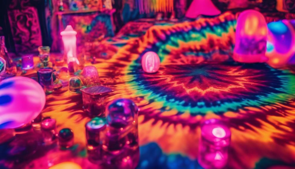 psychedelic aesthetic room decor