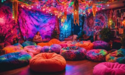 psychedelic room aesthetic decor