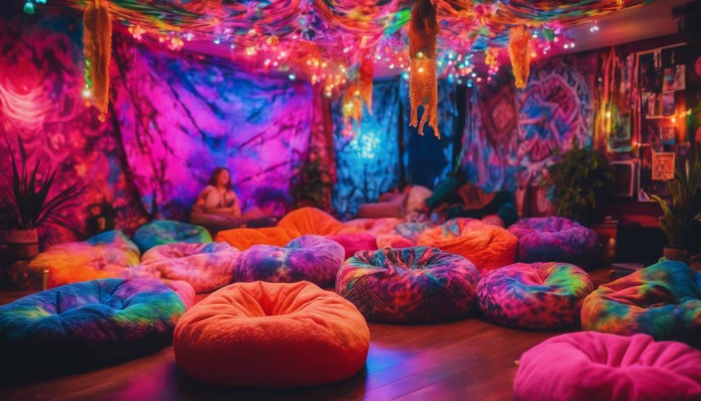 psychedelic room aesthetic decor