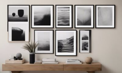 scandinavian gallery wall design