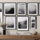 scandinavian gallery wall design