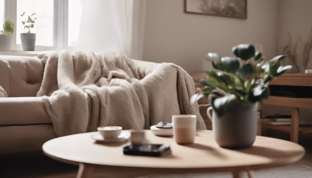 scandinavian minimalist cozy design