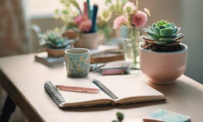 stylish stationery enhances decor