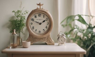 timeless aesthetic clock decor