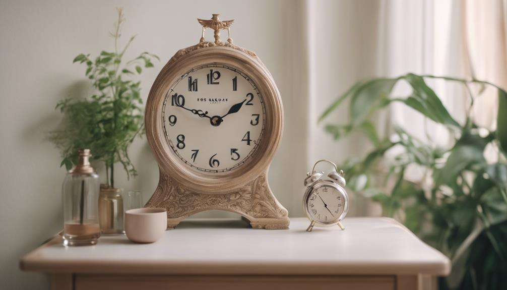 timeless aesthetic clock decor