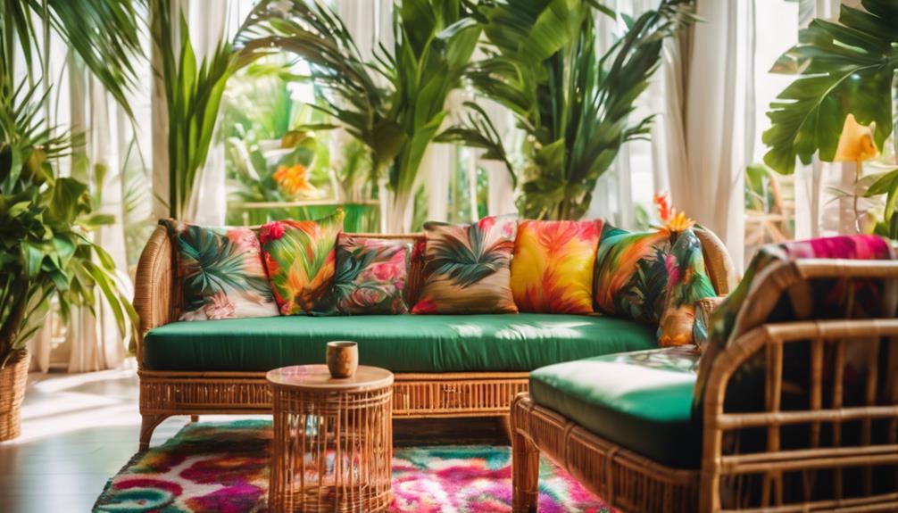 tropical paradise room decor