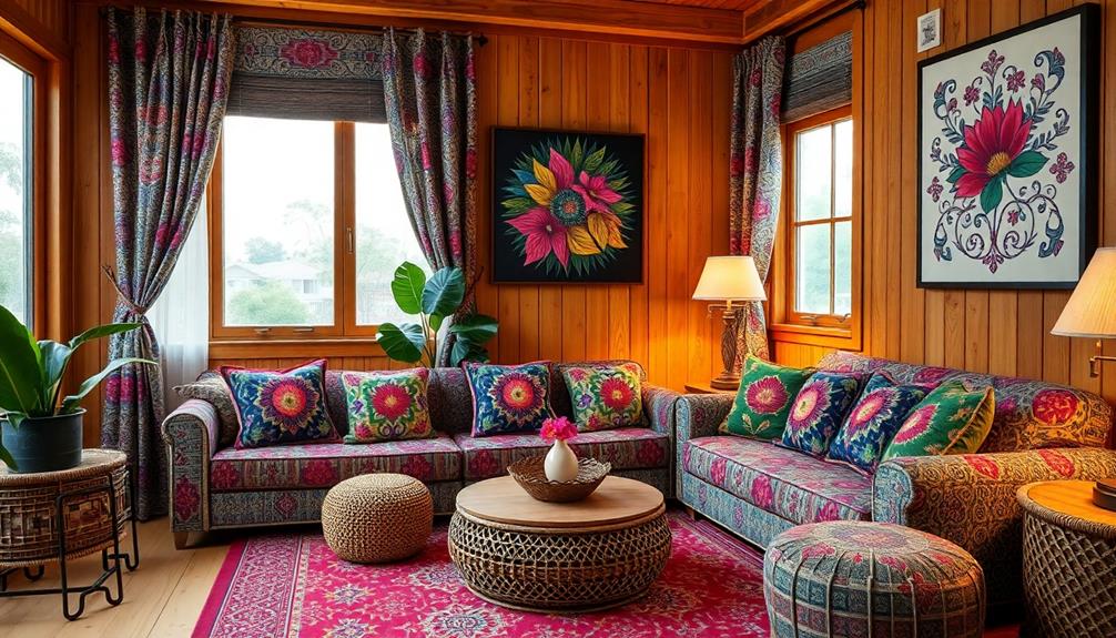 batik patterns enrich decor