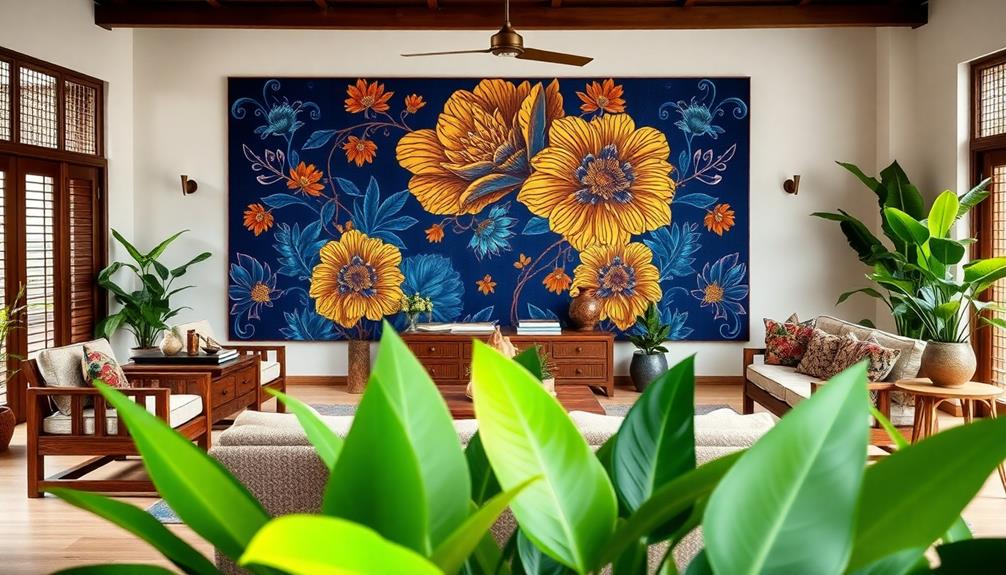 celebrate batik wall art