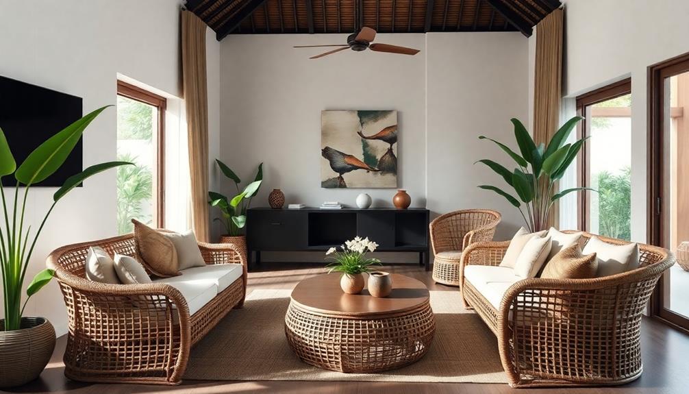 contemporary rattan design trends