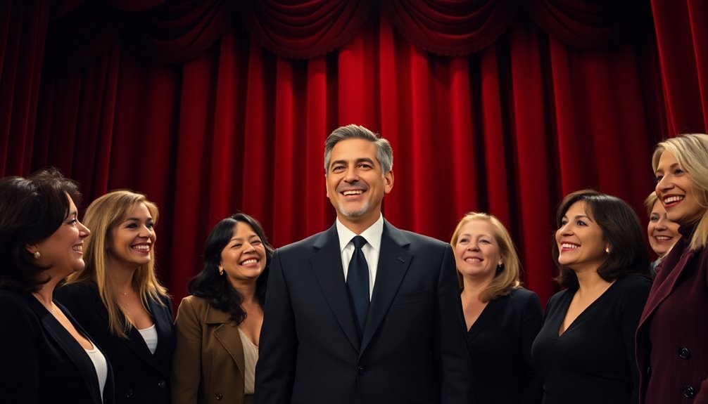 er stars reunite for clooney