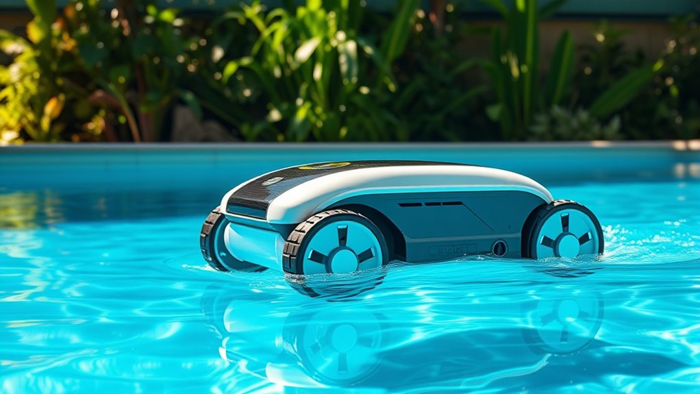 ai powered robotic pool cleaners