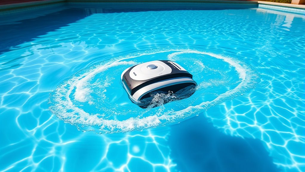 automatic cleaning prevents algae