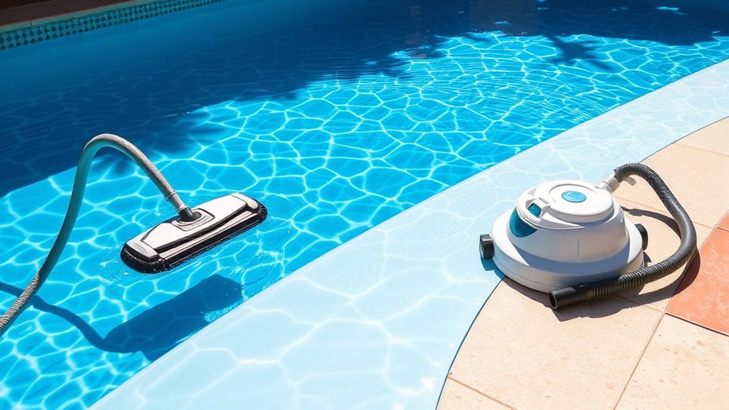 changing pool cleaning method