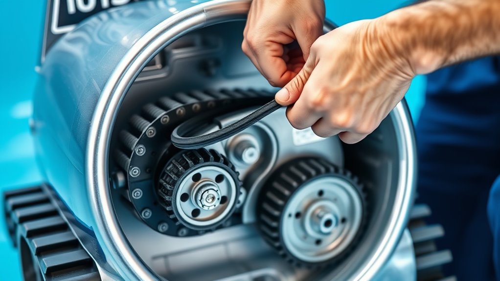 check and replace drive parts
