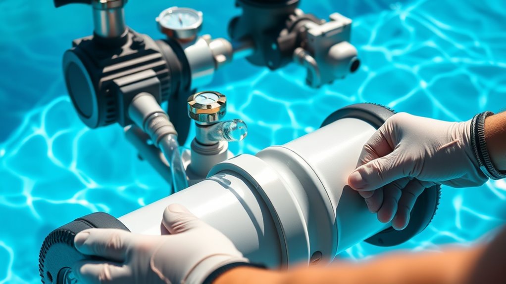 check pump and filter