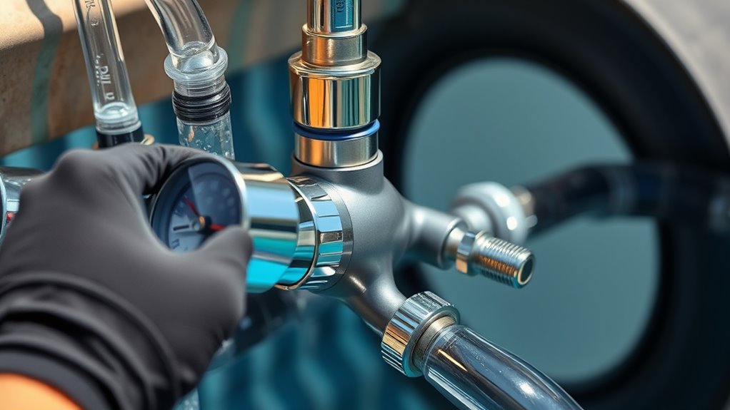 check water pressure regularly