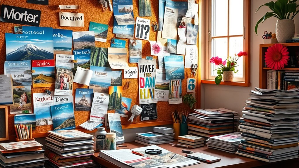choose inspiring visuals and words