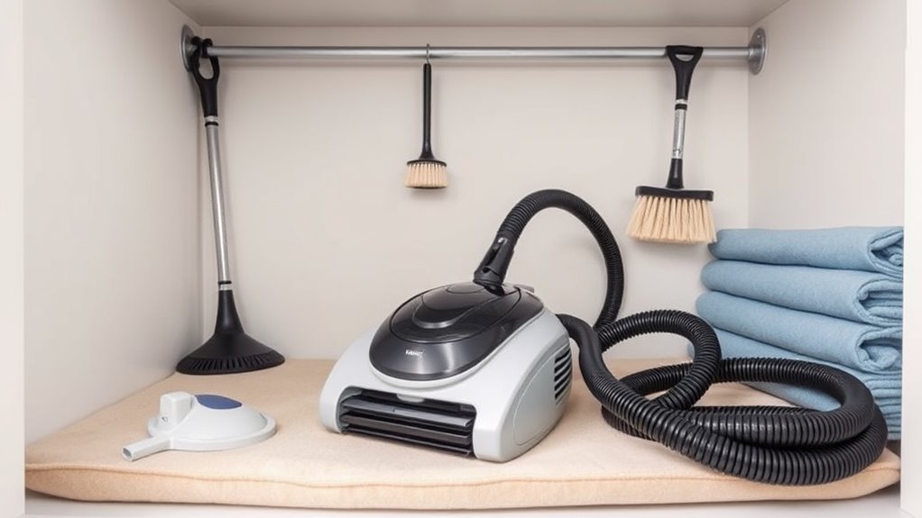 clean dry sheltered storage