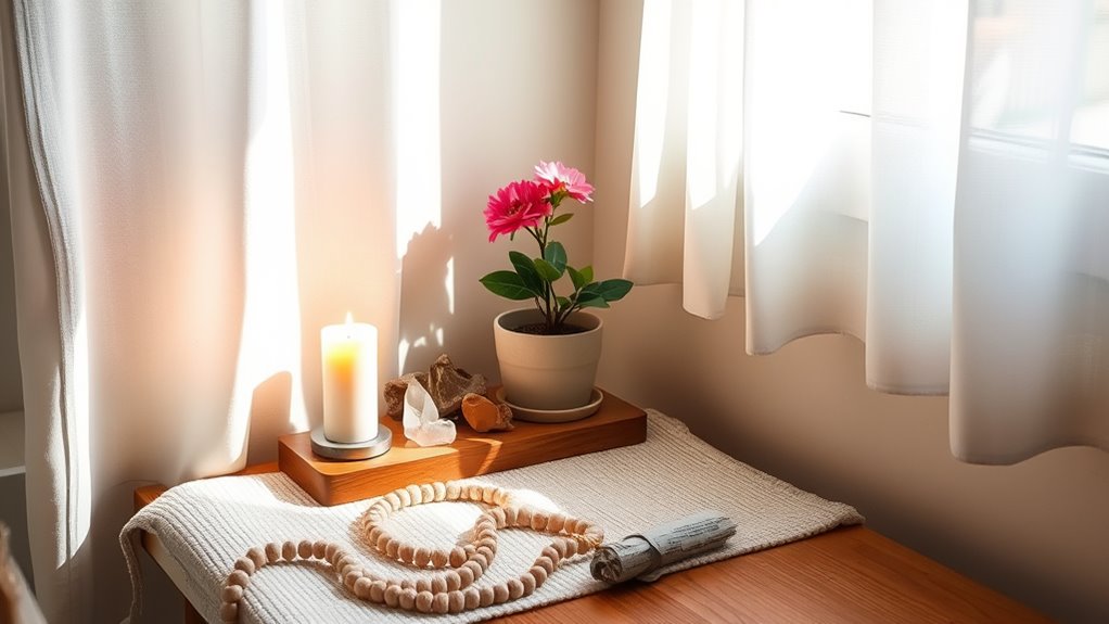 create calming sacred sanctuary