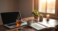 digital detox self care routine