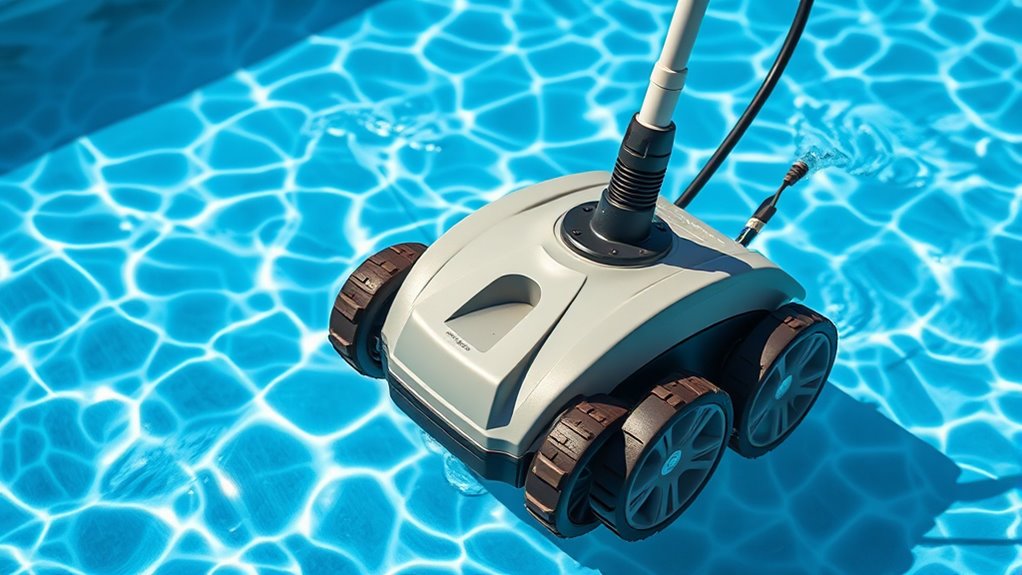 durable easy maintenance pool cleaner