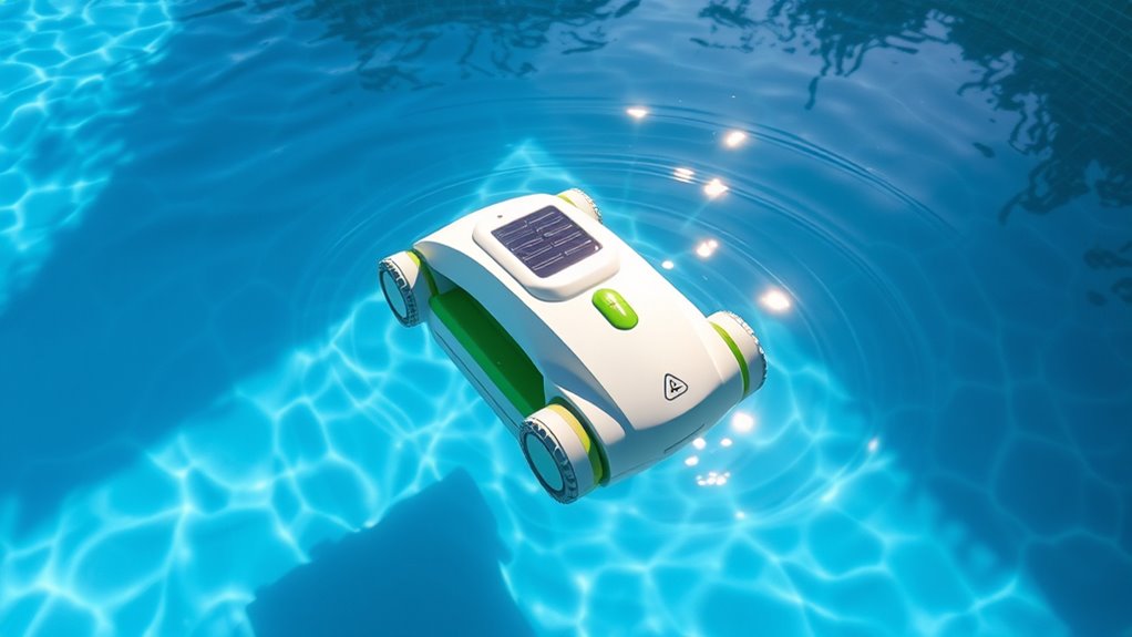 eco friendly solar powered pool cleaners