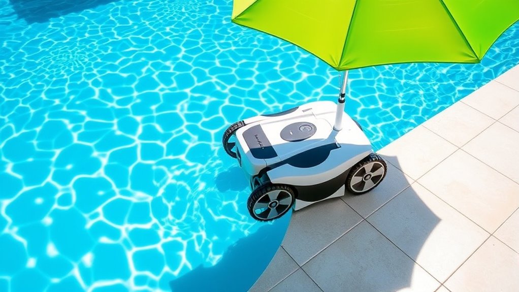 efficient hands free pool maintenance