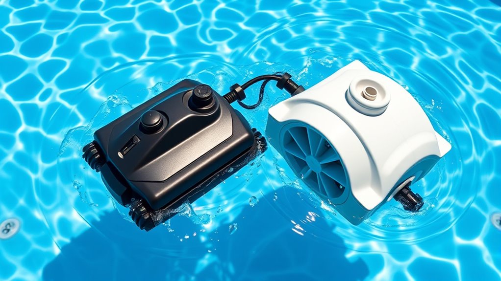 energy efficient pressure pool cleaning