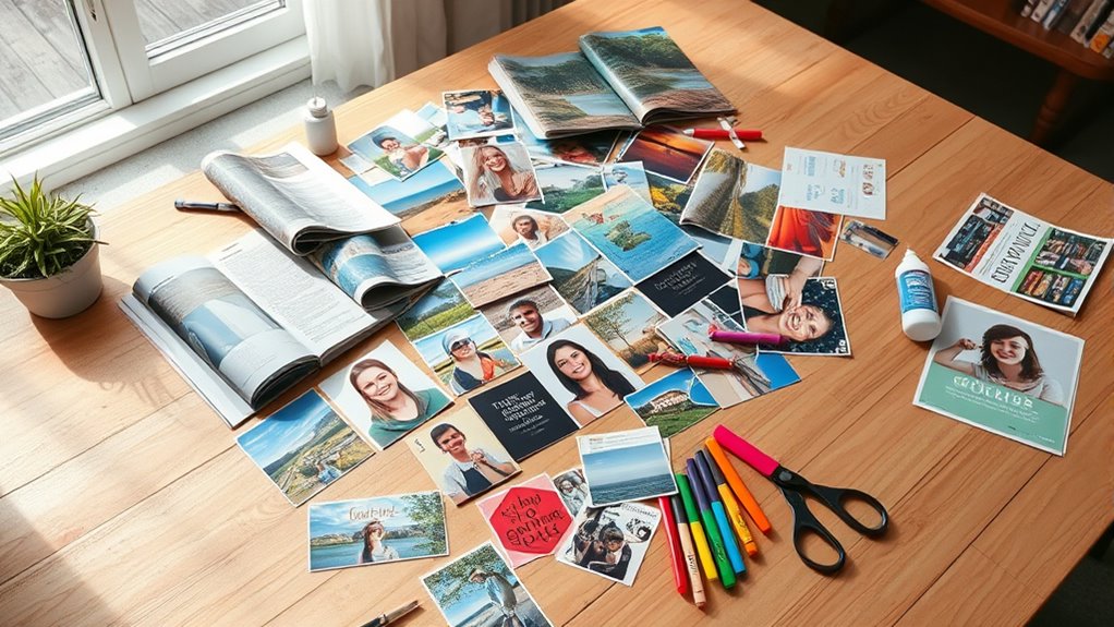 gather inspiring visual materials