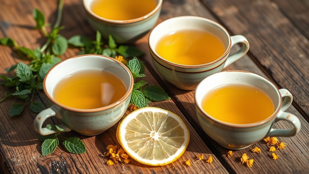 herbal teas soothe digestion