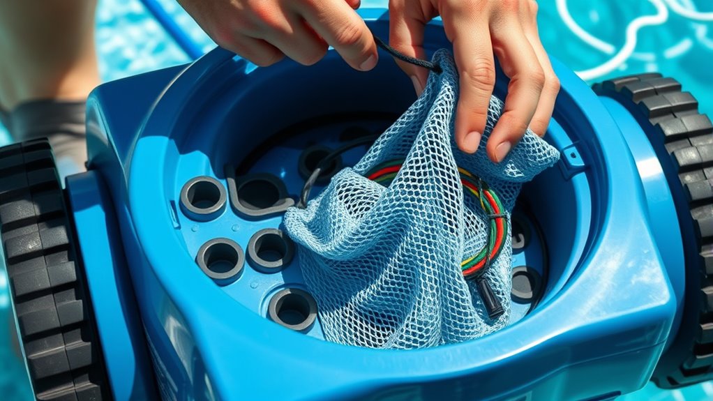 inspect bag and components