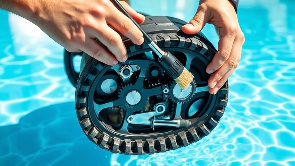 inspect clean lubricate components