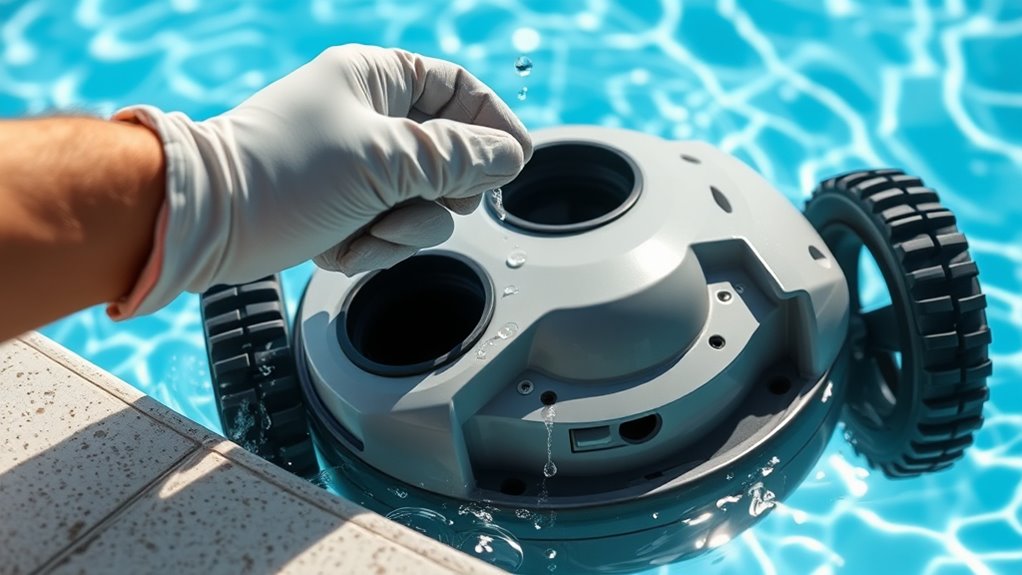 inspect seals and hoses