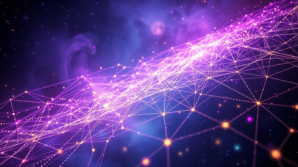 invisible connecting quantum threads