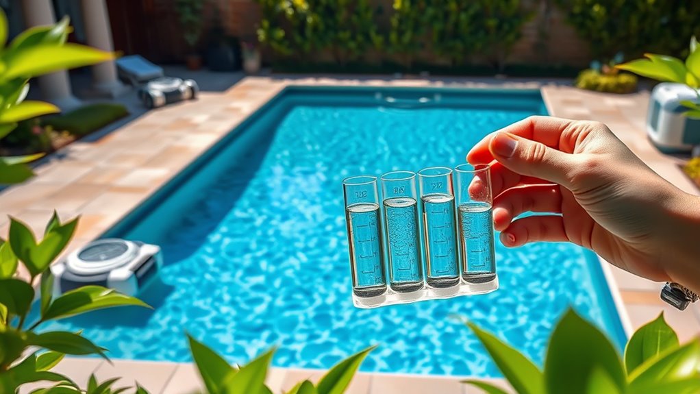 maintain balanced pool chemistry
