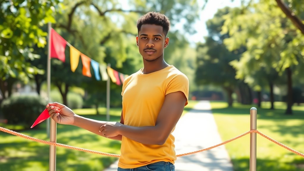 maintain boundaries with calm