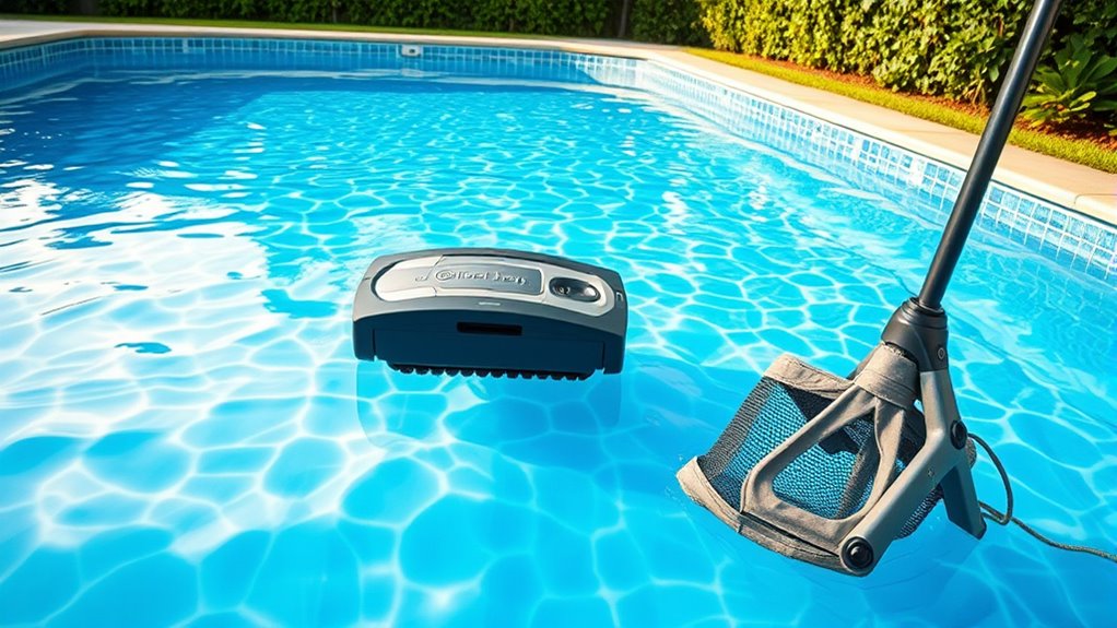 manual control ensures thorough cleaning
