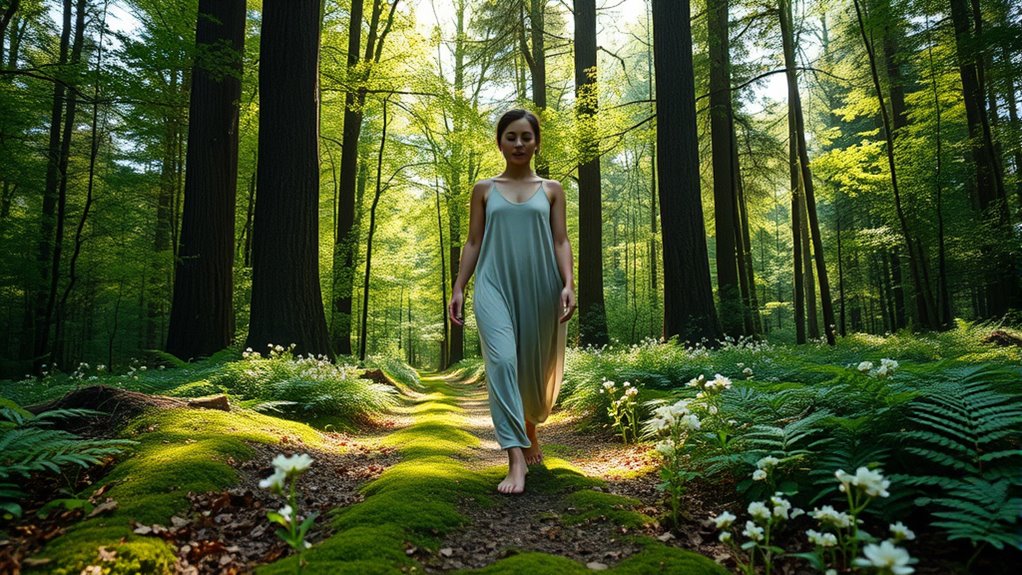 mindful deliberate walking steps