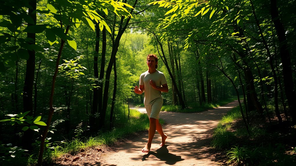 mindful walking with body awareness